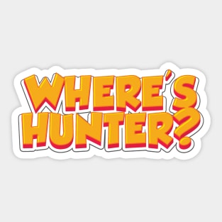 Where's Hunter Pro Trump Vote 2020 Sticker